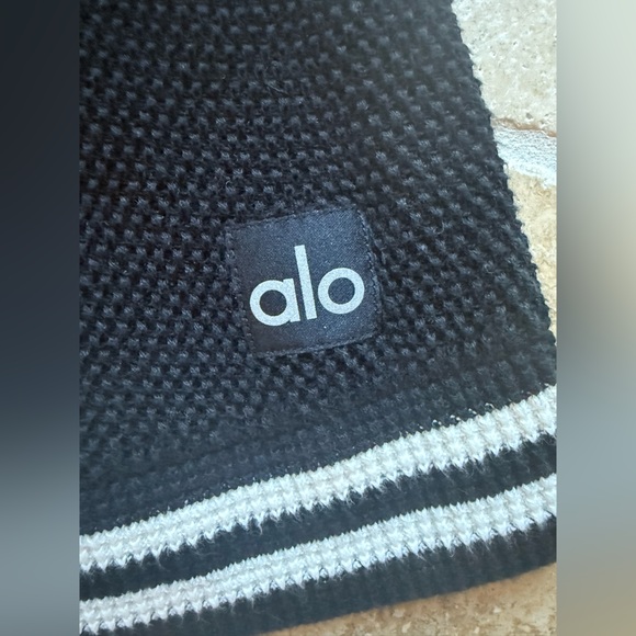 ALO Tennis Club Sweater Knit Dress in Black/Ivory size small - Picture 6 of 8